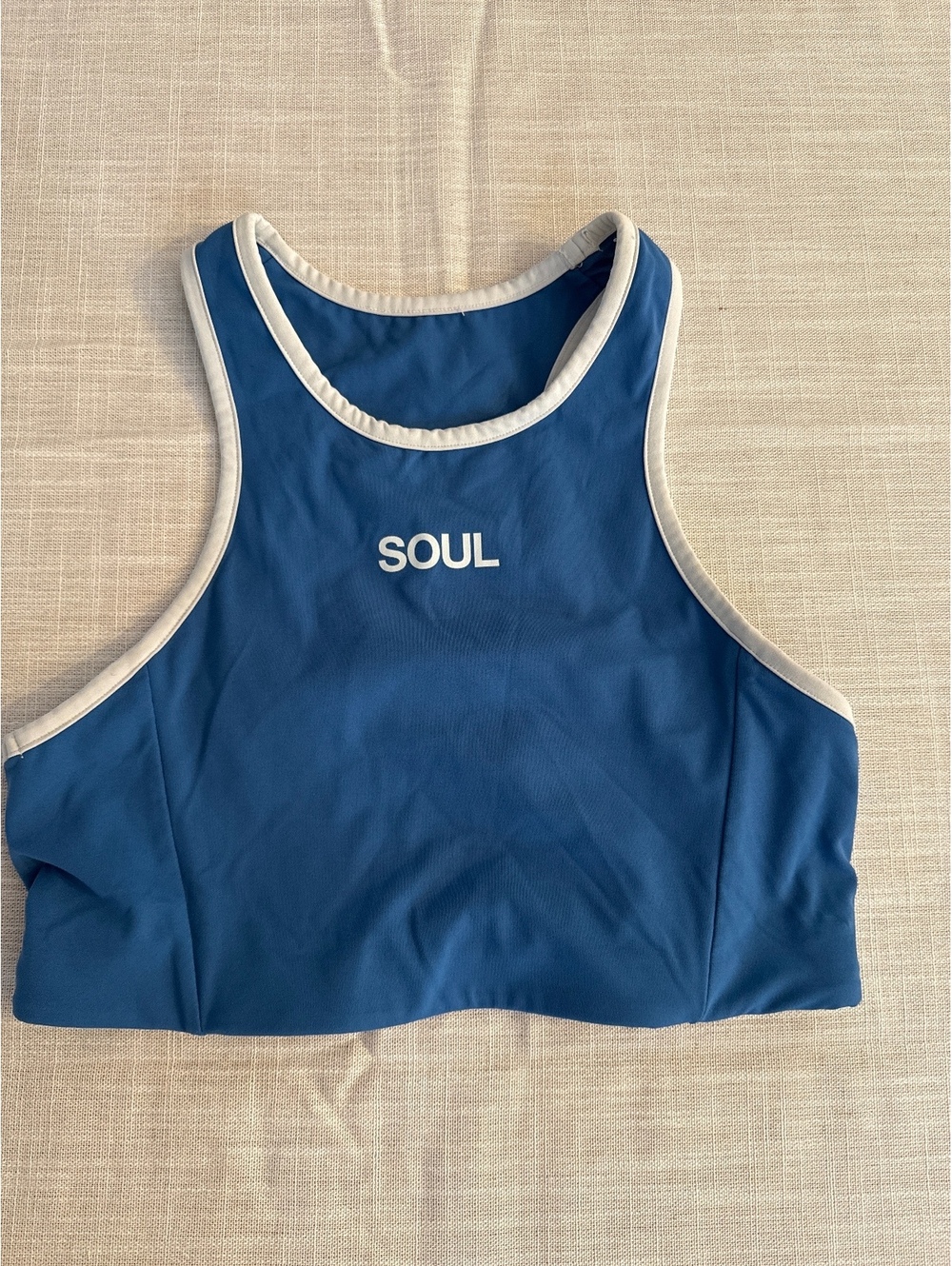 Splits59 Racerback Sports Bra with White Trim Size S59